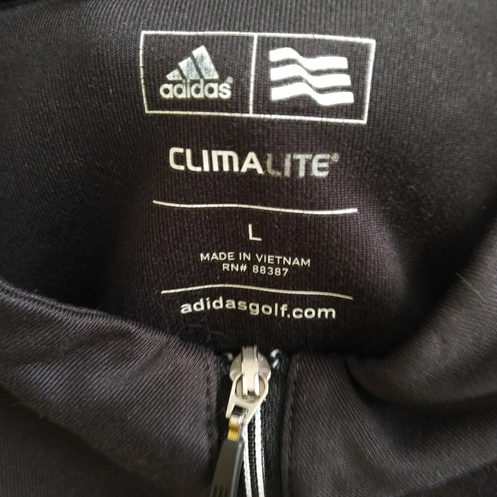 Large Black Adidas Golf Jacket - image 3